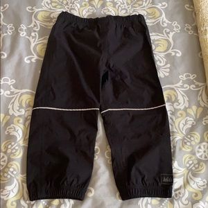 REI 4T black ski/winter shell pants.